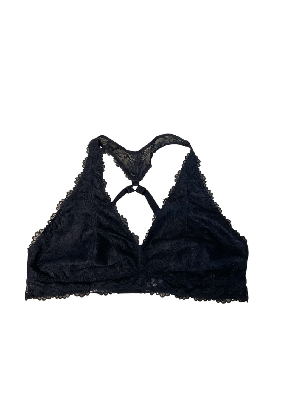 Savage X Fenty Black Lace Bralette 3X Racerback Sexy Lingerie - Picture 2 of 6